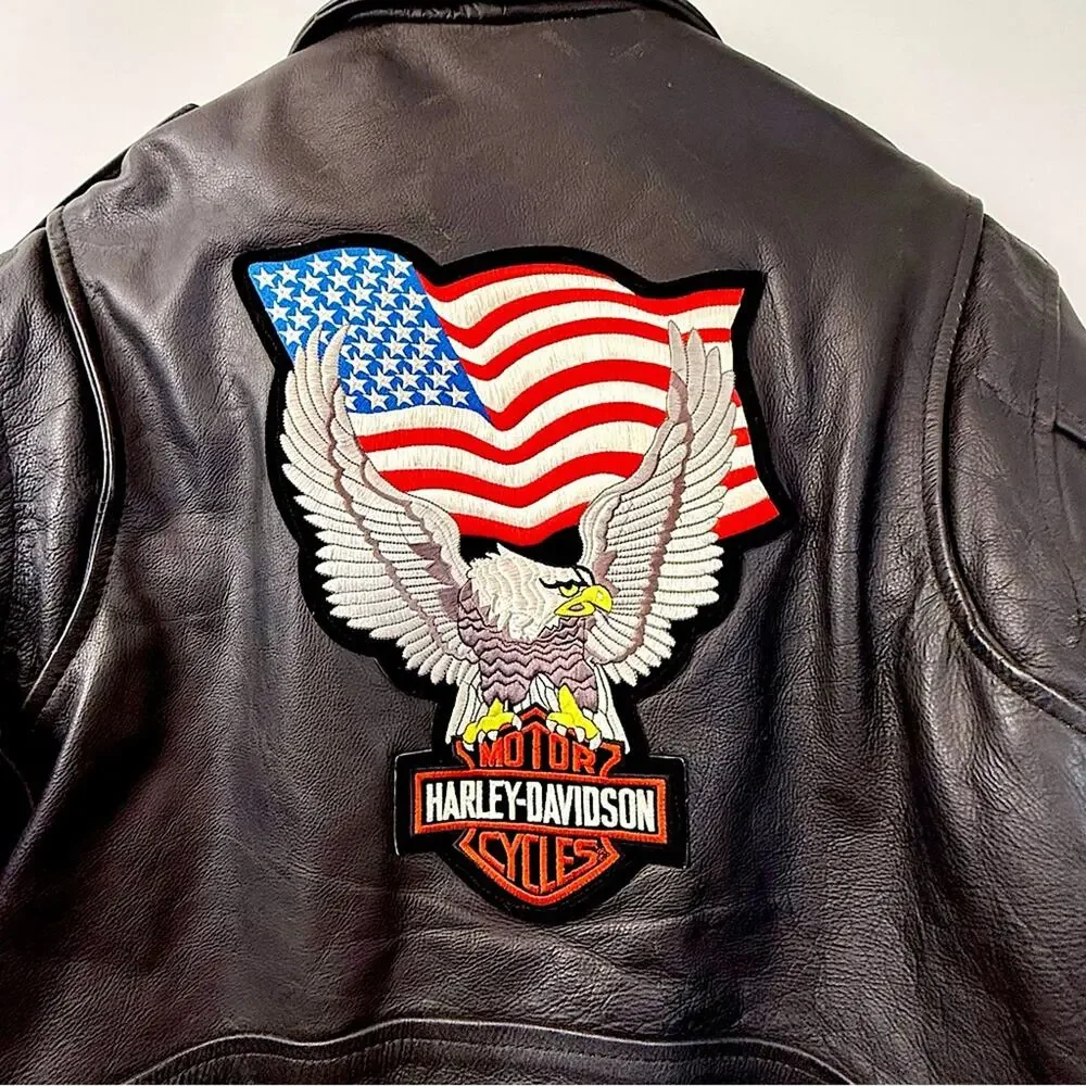 Barneys Leather Motorcycle Jacket - Picture 3 of 16